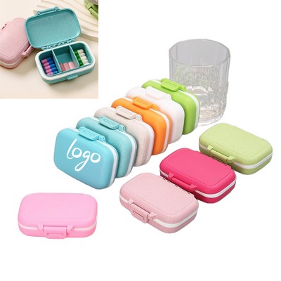 Wheat Straw/PP Portable Pill Box