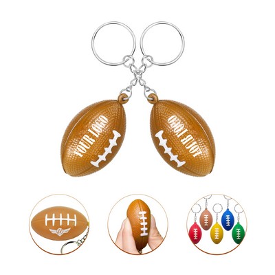 Football Stress Ball Keychains